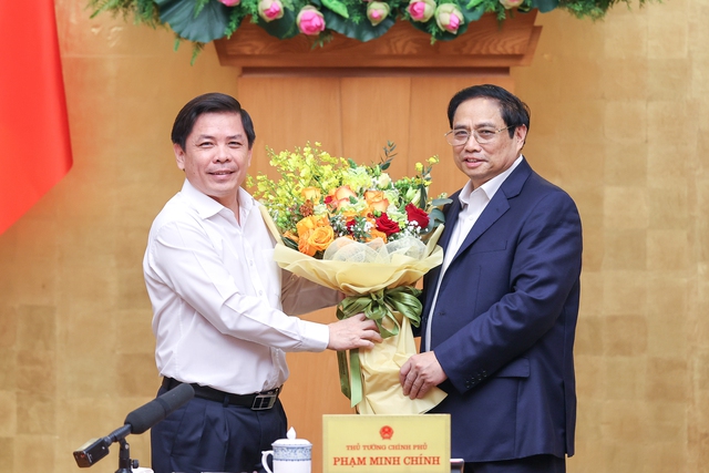 Thủ tướng đánh giá cao đóng góp của đồng chí Nguyễn Văn Thể cho Chính phủ và ngành GTVT